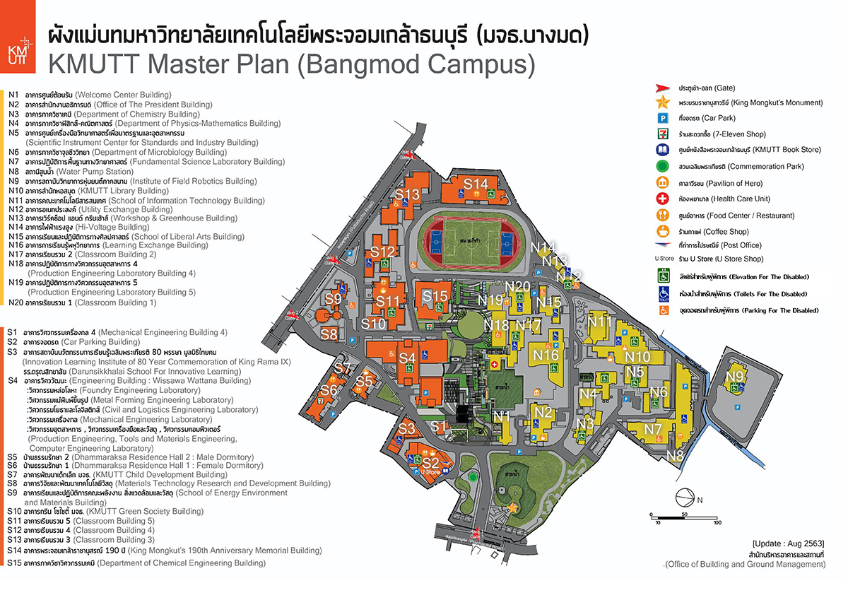 Master Plan of KMUTT - ผังแม่บท มจธ. 