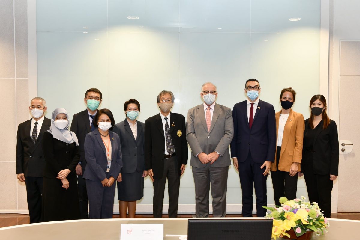 THE COURTESY VISIT OF H.E. MR. JEAN-PAUL SENNINGER, AMBASSADOR OF GRAND DUCHY OF LUXEMBOURG TO THE KINGDOM OF THAILAND