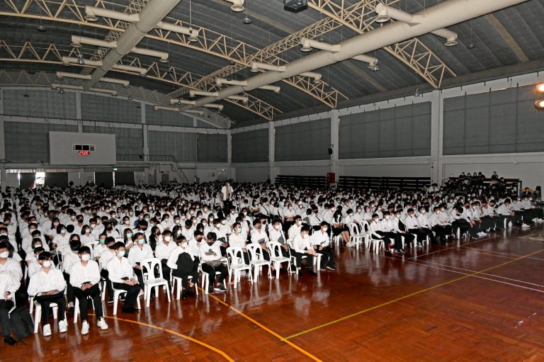 ปฐมนิเทศนักศึกษาใหม่ระดับปริญญาตรี ปีการศึกษา 2565 ภายใต้ธีม “Our Journey Begins here เราพร้อมจะร่วมสนับสนุนการเดินทางไปกับนักศึกษาใหม่”