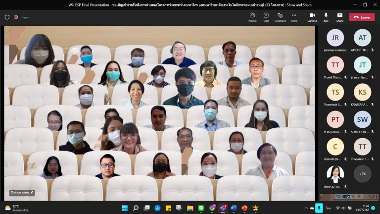 กิจกรรม “Show & Share” การพัฒนาระบบการจัดการศึกษารูปแบบโรงเรียนฝึกทักษะ (Practice School) เพื่อเพิ่มสมรรถนะผู้เรียนให้ตรงกับความต้องการของอุตสาหกรรมอาหารแห่งอนาคต