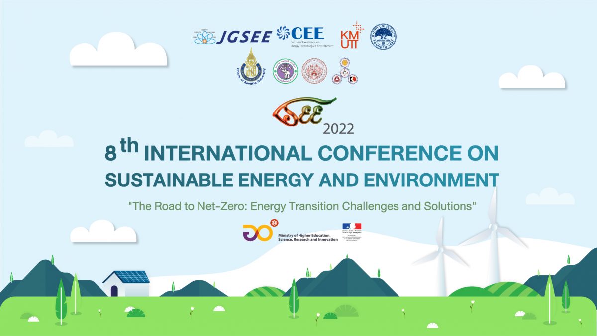 The 8th International Conference on Sustainable Energy and Environment (SEE 2022)