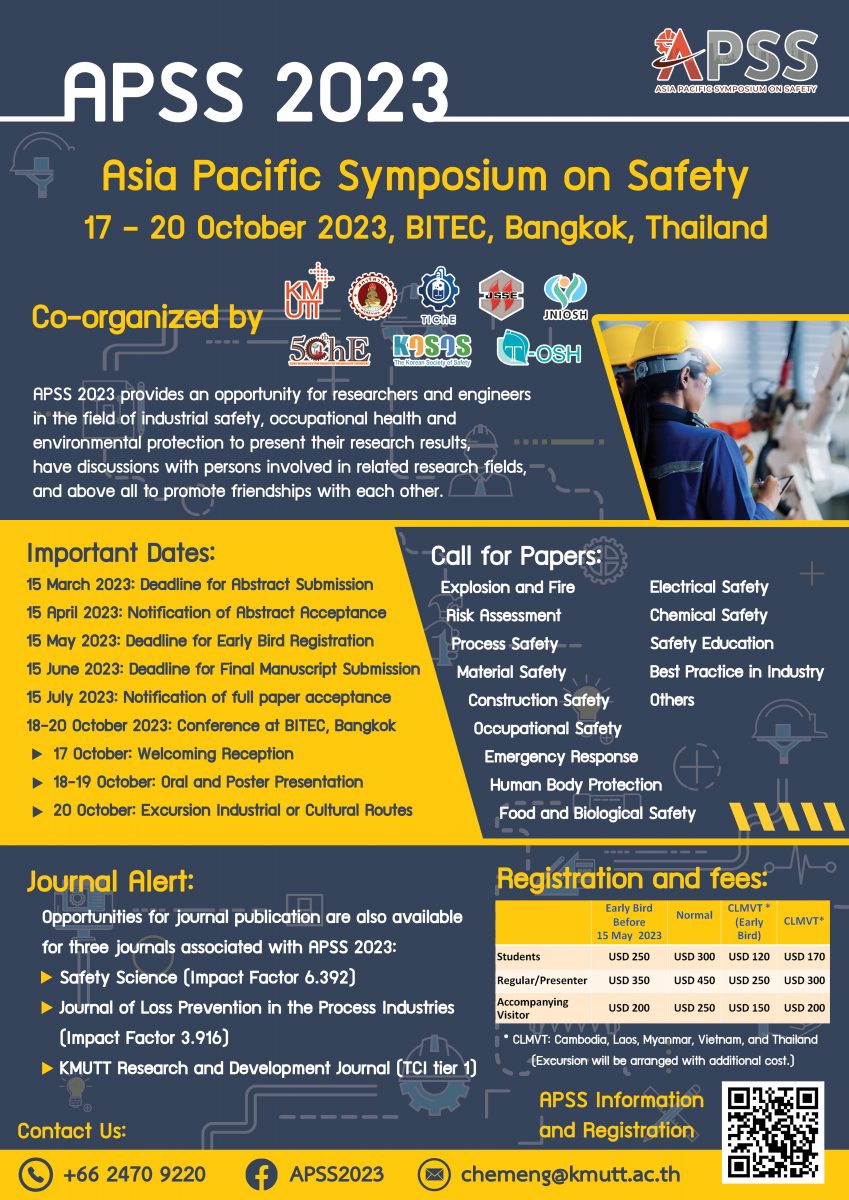 ขอเชิญร่วมการประชุมวิชาการระดับนานาชาติ Asia Pacific Symposium on