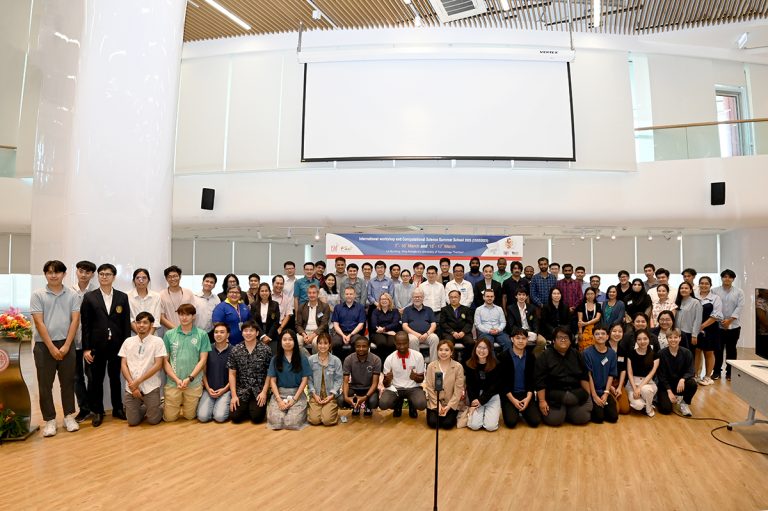 ภาควิชาคณิตศาสตร์ มจธ. ร่วมมือกับ Interdisciplinary Research Center for Scientific Computing (IWR) มหาวิทยาลัยไฮเดลเบิร์ก และศูนย์ความเป็นเลิศด้านวิทยาศาสตร์ข้อมูลและวิทยาการสุขภาพ ม.วลัยลักษณ์ จัดประชุมเชิงปฏิบัติการนานาชาติด้านวิทยาการข้อมูลและแบบจำลองทางคณิตศาสตร์ในงานอุตสาหกรรม