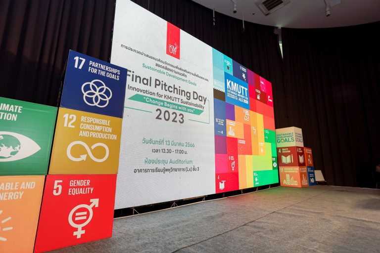 “Final Pitching Day” Innovation for KMUTT Sustainability 2023 “Change Begins with you”