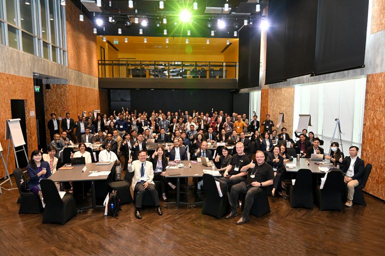 The delegation from the Regional Higher Education Forum (RHEF) paid a visit to KMUTT on May 12th, 2023