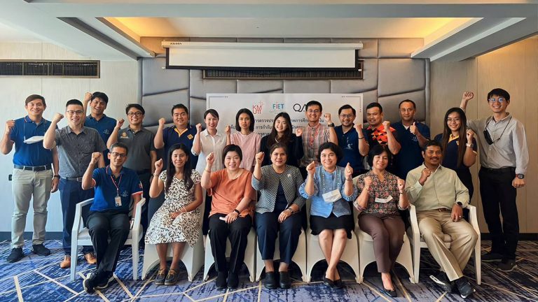 งานประกันคุณภาพการศึกษา คณะครุศาสตร์ฯ มจธ. ตรวจประเมินคุณภาพการศึกษาภายใน องค์ประกอบที่ 1 การกำกับมาตรฐานหลักสูตร รอบปีการศึกษา 2565