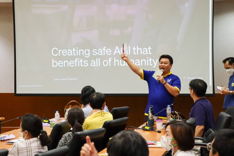 สำนักงานวิชาศึกษาทั่วไป คณะศิลปศาสตร์ จัดโครงการ “การอบรมเชิงปฏิบัติการ เรื่อง เทคนิคการให้คำปรึกษา เพื่อการพัฒนาผู้เรียนตามแนวคิดการจัดการศึกษาแบบมุ่งผลลัพธ์ Outcome-based Education (OBE) และการอยู่ร่วมกับปัญญาประดิษฐ์(AI) อย่างรู้เท่าทัน”