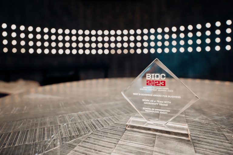 SIT KMUTT คว้ารางวัล BIDC Awards 2023 สาขา e-Learning งาน BIDC 2023 Bangkok