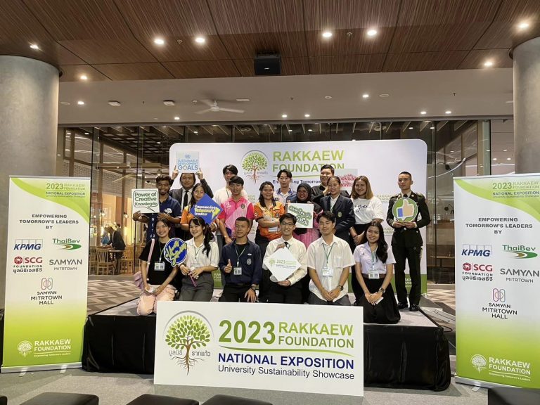 เฮ็ดดิคราฟ SoChange & SoCHAMP คว้ารางวัล 2023 Rakkaew Foundation National : Exposition University Sustainability Showcase
