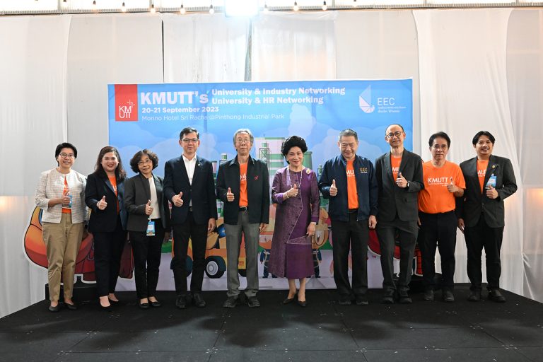 มจธ. จัดกิจกรรม KMUTT’s University & Industry Networking “People & Technology for Smart Manufacturing and Business Sustainability” ส่งเสริมความร่วมมือระหว่างสถาบันอุดมศึกษาและภาคอุตสาหกรรม มุ่งยกระดับทักษะกำลังคนวัยทำงาน