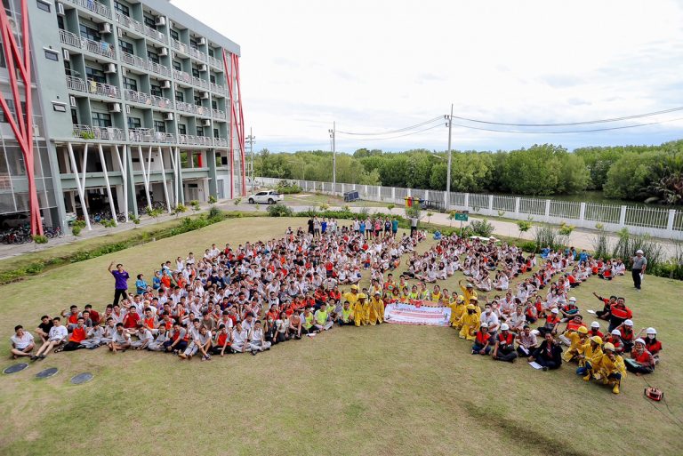 EESH ร่วมกับ สำนักงานห้องเรียนวิศว์-วิทย์ ฝึกซ้อมอพยพหนีไฟ