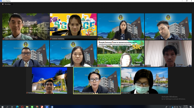 คณะวิทยาศาสตร์ประชุมหารือการทำข้อตกลงความร่วมมือทางวิชาการกับโรงเรียนสาธิตมหาวิทยาลัยราชภัฏกาญจนบุรี