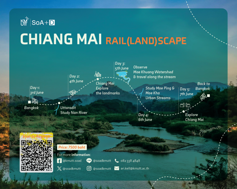 COME TO JOIN CHIANG MAI RAIL(LAND)SCAPE TRIP ON JUNE 2024