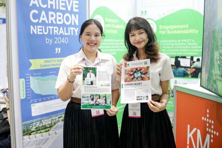 KMUTT shows results of success in sustainability at Global Sustainable Development Congress 2024