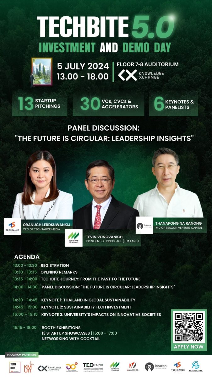 ห้ามพลาด TECHBITE 5.0: Investment and Demo Day!