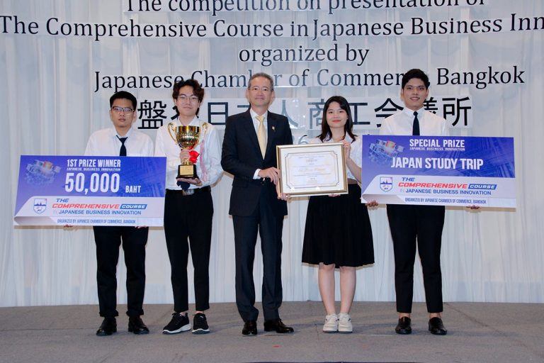 นักศึกษา มจธ. คว้ารางวัลชนะเลิศนำเสนอผลงาน “Innovation in upcycle the eco-friendly products & services” นวัตกรรมผลิตภัณฑ์ที่เป็นมิตรต่อสิ่งแวดล้อมที่มาจากการ upcycle