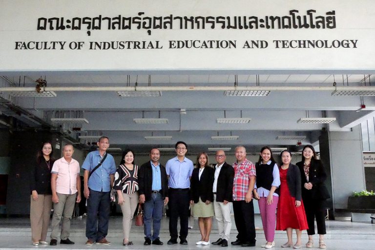 คณะครุศาสตร์อุตสาหกรรมและเทคโนโลยี มจธ. ต้อนรับคณะศึกษาดูงานจาก College of Industrial Technology, Sultan Kudarat State University ประเทศฟิลิปปินส์
