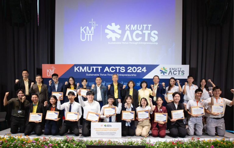มจธ. จัดกิจกรรมเสริมสร้างแนวคิดความเป็นผู้ประกอบการ และความยั่งยืน “KMUTT ACTS 2024: Sustainable Thrive Through Entrepreneurship”