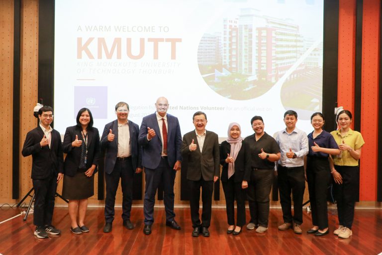 มจธ. ต้อนรับคณะผู้แทนจาก United Nations Volunteers เพื่อหารือความร่วมมือในอนาคต