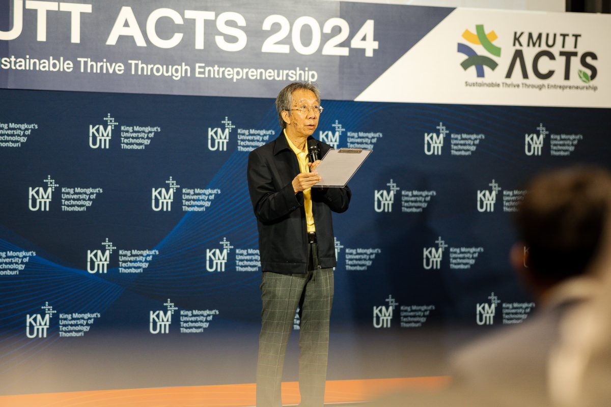 KMUTT reflects the success of promoting entrepreneurship and sustainability through the activity “KMUTT ACTS 2024 Sustainable Thrive Through Entrepreneurship: Think, Create, Take Action, Try Until Success, Create Meaningful Impact”
