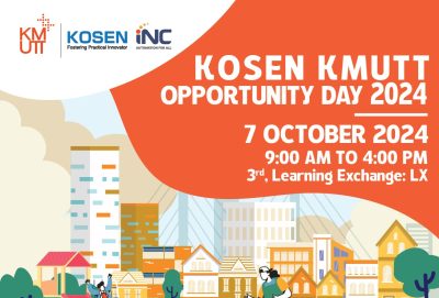 “KOSEN KMUTT Opportunity Day 2024” Showing Skills, Finding Opportunity