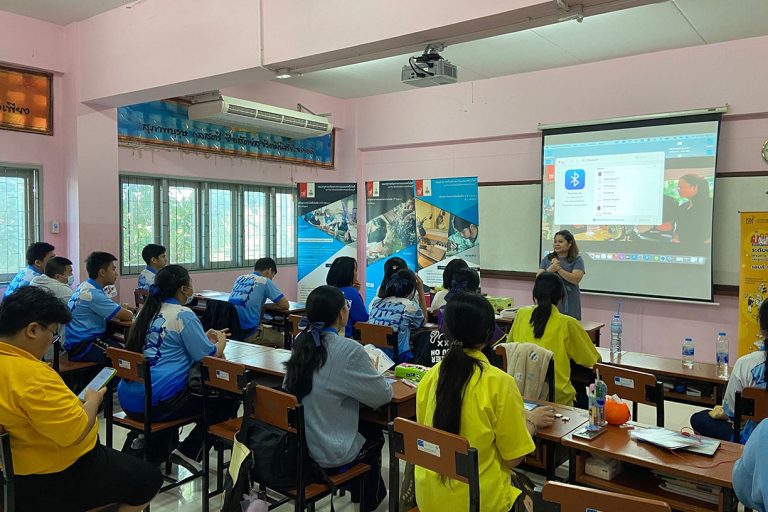 สาขาวิชาเทคโนโลยีการพิมพ์และบรรจุภัณฑ์ คณะครุศาสตร์อุตสาหกรรมและเทคโนโลยี มจธ. เข้าประชาสัมพันธ์การศึกษาหลักสูตร วท.บ.(วิทยาศาสตรบัณฑิต สาขาวิชาเทคโนโลยีการพิมพ์และบรรจุภัณฑ์) ระดับปริญญาตรี ณ โรงเรียนพระปฐมวิทยาลัย