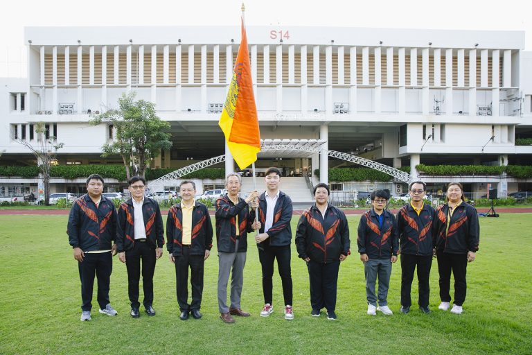 มจธ. ส่งนักกีฬา 199 คน ลุยศึก ‘ธรรมศาสตร์เกมส์ 2025’ พร้อมคำโอวาทสร้างขวัญกำลังใจจากอธิการบดี”