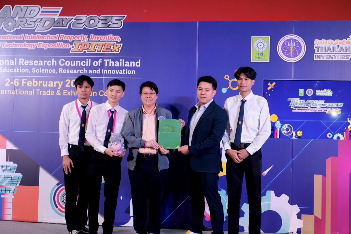 วศ.เครื่องกลได้รับรางวัล Gold Medal เวที IPITEx2025
