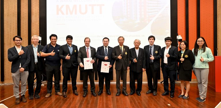 KMUTT Welcomes Delegation from Queen Mary University of London to Explore Academic and Research Collaborations