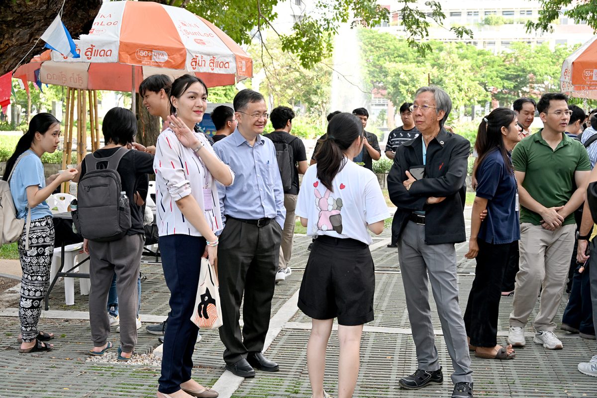KMUTT Organizes Charity Market Event to Aid Myanmar Earthquake Victims, Raising Funds to Support Rescue and Recovery Missions While Promoting Social Responsibility Awareness