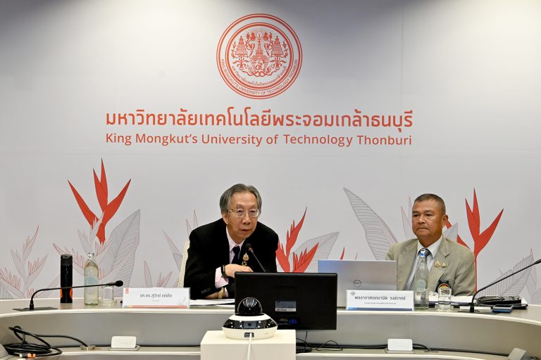 สมาคมอุตสาหกรรมเพื่อการป้องกันประเทศ หารือแนวทางความร่วมมือ และเยี่ยมชมห้องปฏิบัติการ มหาวิทยาลัยเทคโนโลยีพระจอมเกล้าธนบุรี
