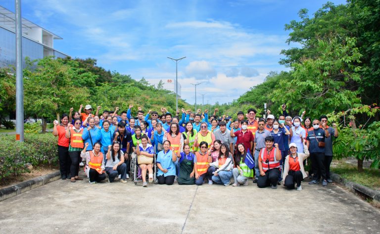ศูนย์ EESH ได้จัดทำโครงการฝึกอบรมในหลักสูตรการดับเพลิงขั้นต้นและฝึกซ้อมอพยพหนีไฟ มจธ. ราชบุรี  