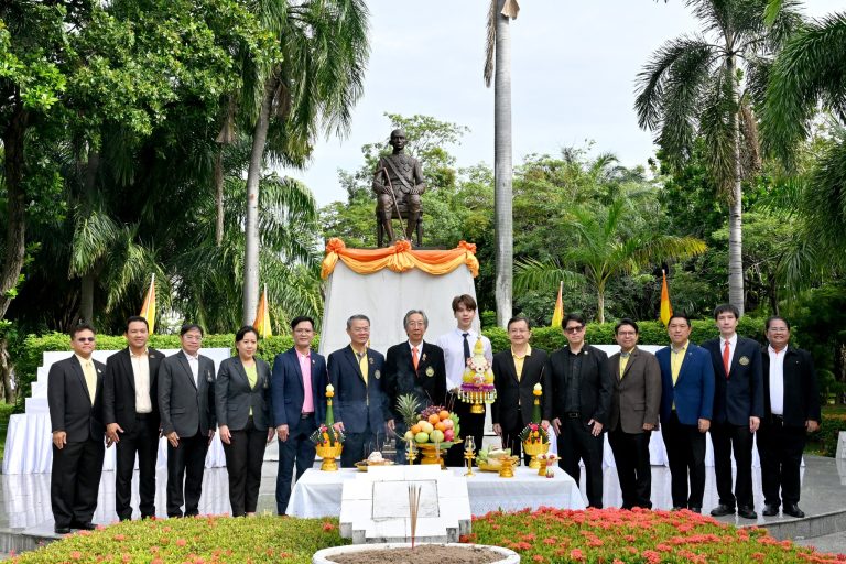 มจธ. วางพานพุ่มถวายราชสักการะแด่พระบิดาแห่งวิทยาศาสตร์ไทย