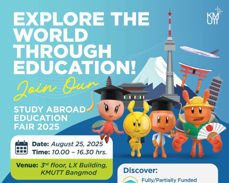 Study Abroad Education Fair 2025 at KMUTT