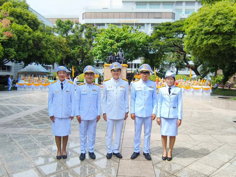 มจธ. ร่วมวางพานพุ่มถวายราชสักการะ “พระบิดาแห่งวิทยาศาสตร์ไทย” เนื่องในวันวิทยาศาสตร์แห่งชาติ
