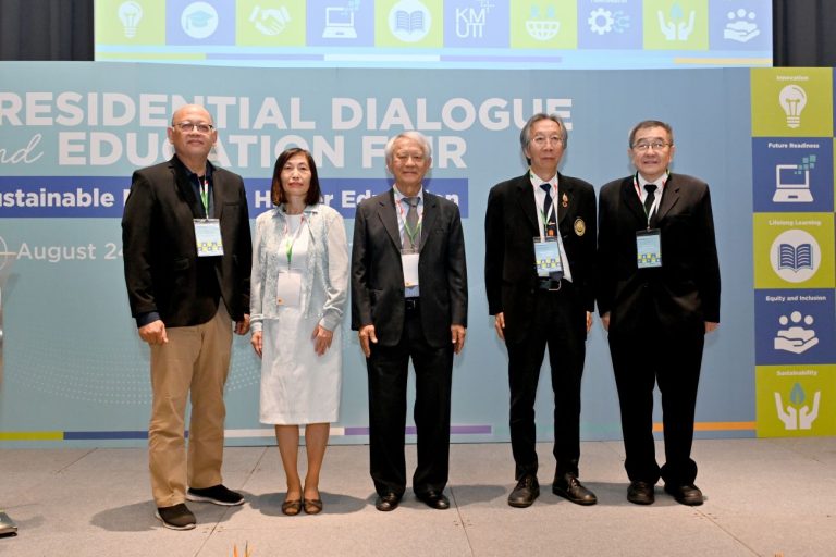 KMUTT Aims to Build an International Network of Lifelong Learning Universities Through “Presidential Dialogue and Educational Fair 2025”