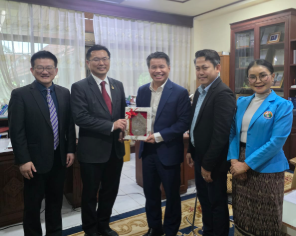 NUOL and KMUTT Leadership Meet to Renew Academic Cooperation