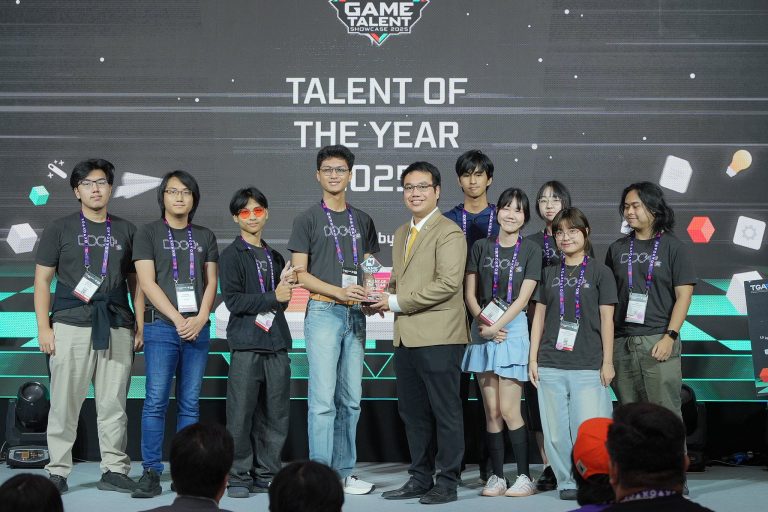 นศ.DDCT คว้ารางวัล TALENT OF THE YEAR AWARD การแข่งขัน Thailand Game Talent Showcase 2025