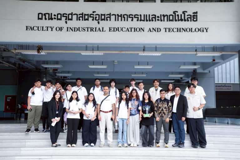 สาขาวิชาเทคโนโลยีและสื่อสารการศึกษา คณะครุศาสตร์อุตสาหกรรมฯ มจธ. ต้อนรับคณะครูและนักเรียนจาก SKT International school, Myanmar