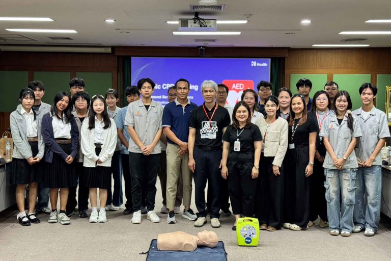 คณะครุศาสตร์อุตสาหกรรมและเทคโนโลยี มจธ. จัดอบรมการปฐมพยาบาลและการใช้เครื่องกระตุกหัวใจไฟฟ้าอัตโนมัติ (AED) ประจำปี 2569  