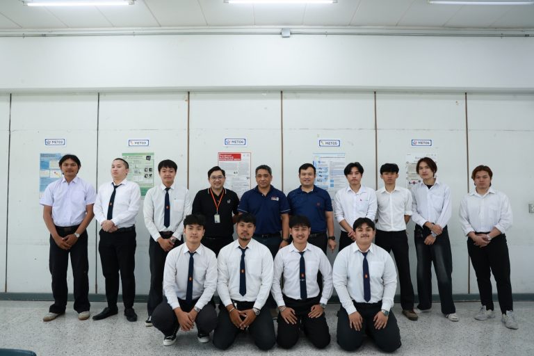 หลักสูตรเทคโนโลยีบัณฑิต สาขาวิชาเทคโนโลยีอุตสาหกรรม คณะครุศาสตร์อุตสาหกรรมฯ มจธ. จัดโครงการทดสอบสมรรถนะนักศึกษาหลักสูตรเทคโนโลยีบัณฑิต สาขาวิชาเทคโนโลยีอุตสาหกรรมก่อนสำเร็จการศึกษา ประจำปีการศึกษา 1/2568 
