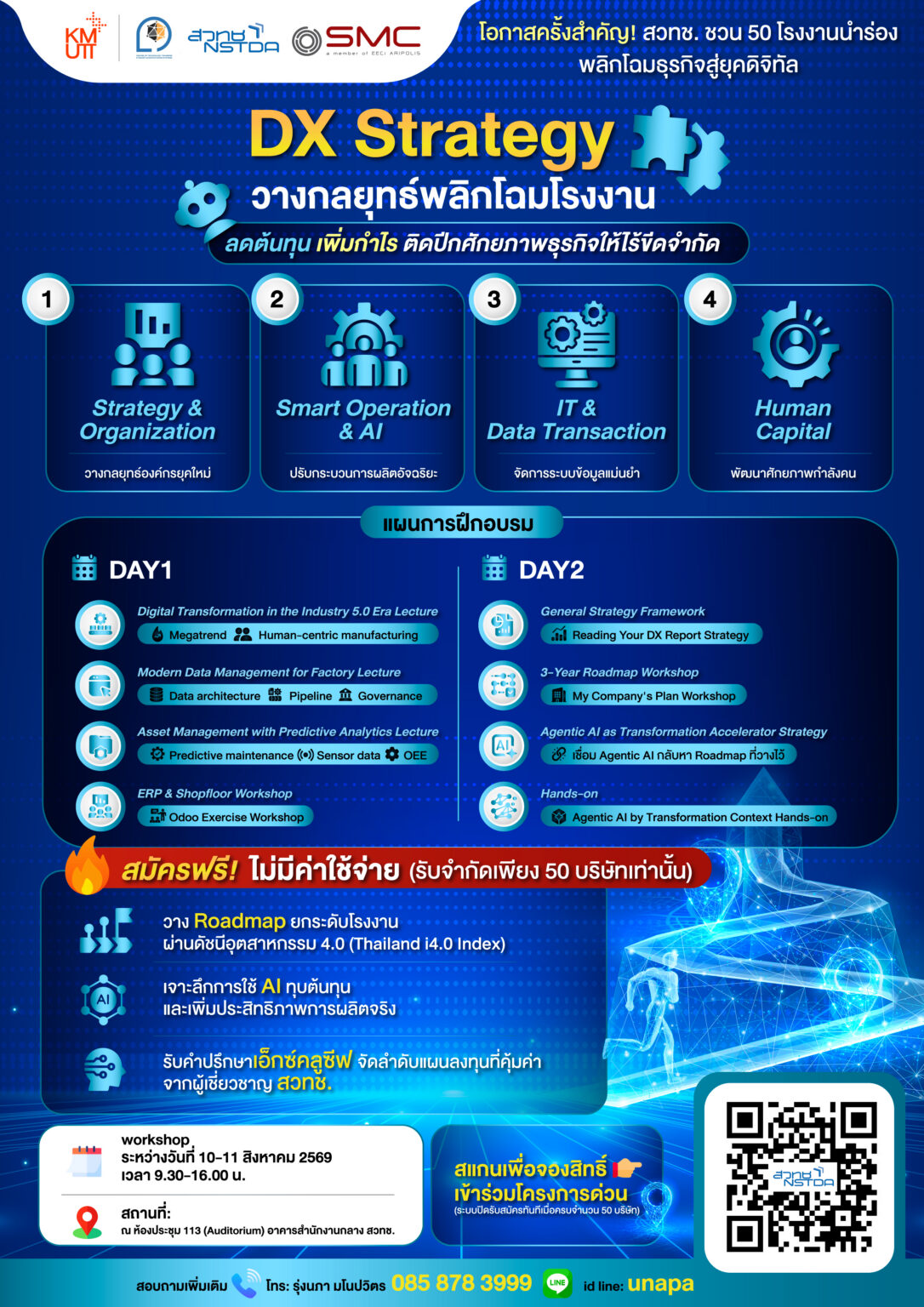 DX Strategy วางกลยุทธ์พลิกโฉมโรงงานหลักสูตรสำหรับผู้ประกอบการ
