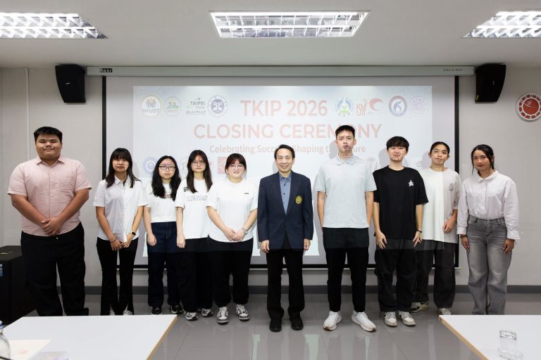 KMUTT Hosts Closing Ceremony for Taiwan-KMUTT Internship Program (TKIP) 2026, Celebrating Student Academic Accomplishments