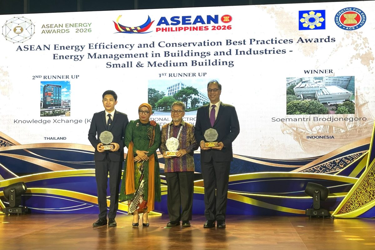 อาคาร KX คว้ารางวัลระดับภูมิภาคอาเซียน ด้านการจัดการพลังงานบนเวที ASEAN Energy Awards 2026